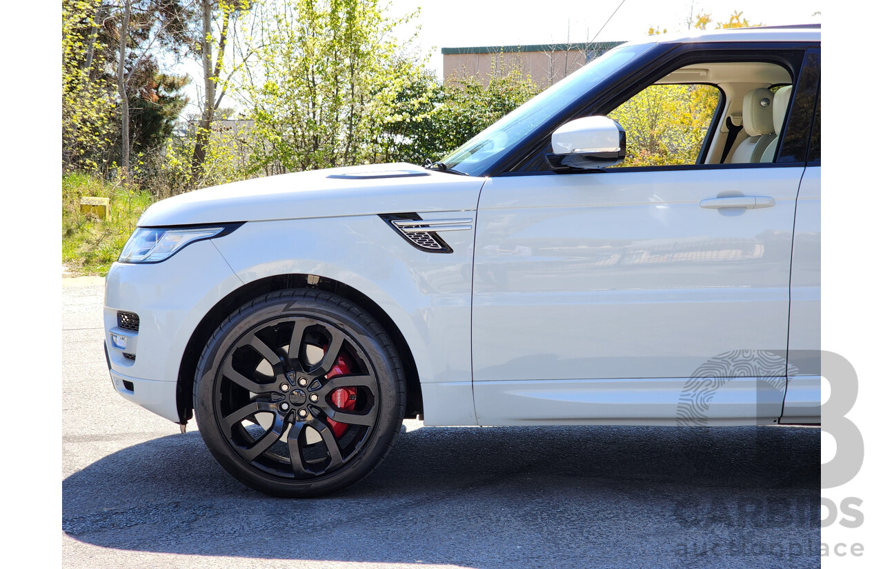 1/2015 Land Rover Range Rover Sport 3.0 SDV6 Autobiography LW MY15 4d Wagon White Turbo Diesel 3.0L