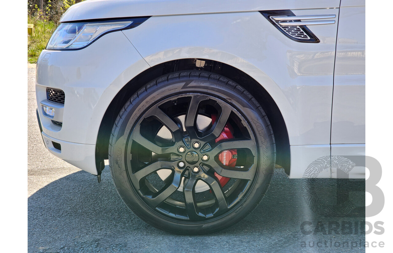 1/2015 Land Rover Range Rover Sport 3.0 SDV6 Autobiography LW MY15 4d Wagon White Turbo Diesel 3.0L