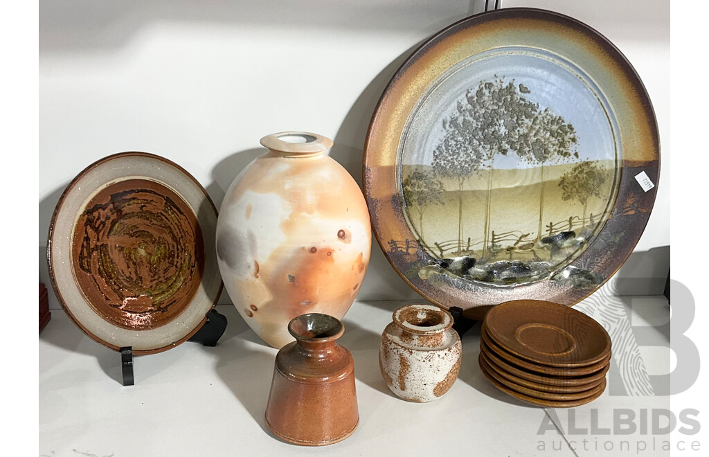 Collection 11 Australian Studio Pottery Pieces