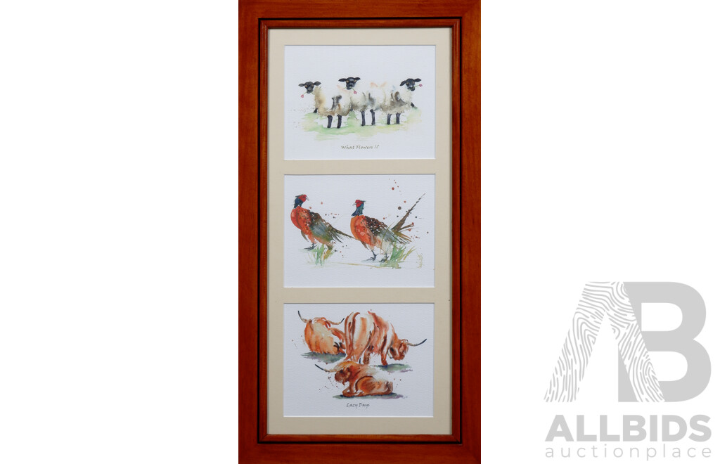 Two Framed Offset Prints Featuring Animals (2)