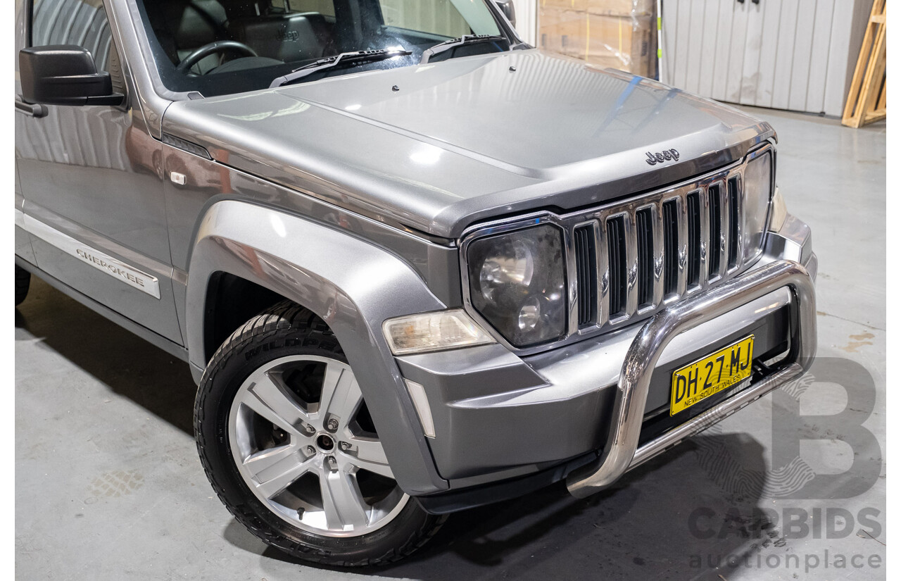 10/2012 Jeep Cherokee Limited JET KK MY12 4d Wagon Metallic Grey V6 3.7L