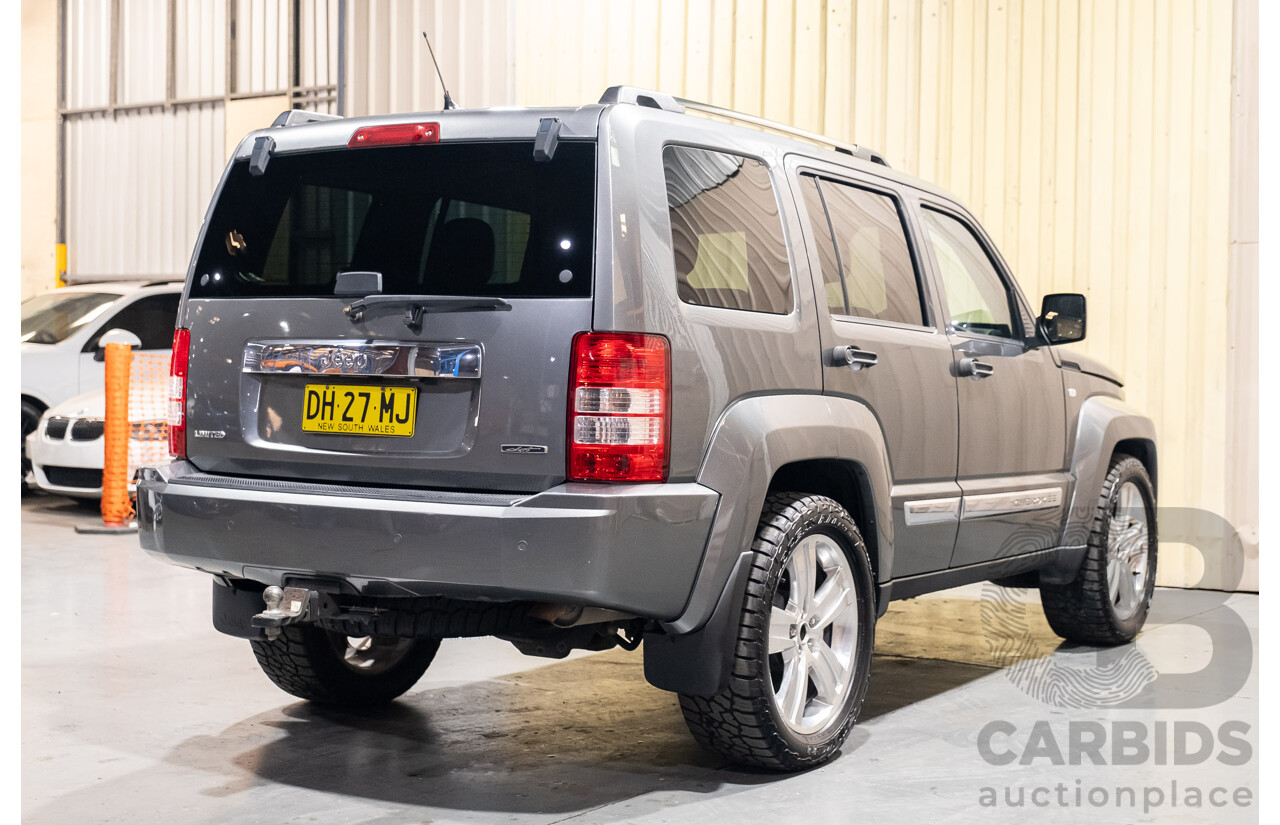 10/2012 Jeep Cherokee Limited JET KK MY12 4d Wagon Metallic Grey V6 3.7L