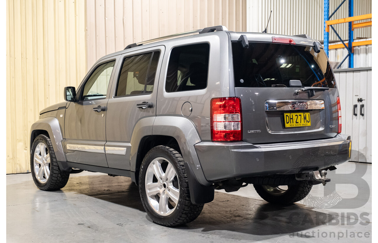 10/2012 Jeep Cherokee Limited JET KK MY12 4d Wagon Metallic Grey V6 3.7L