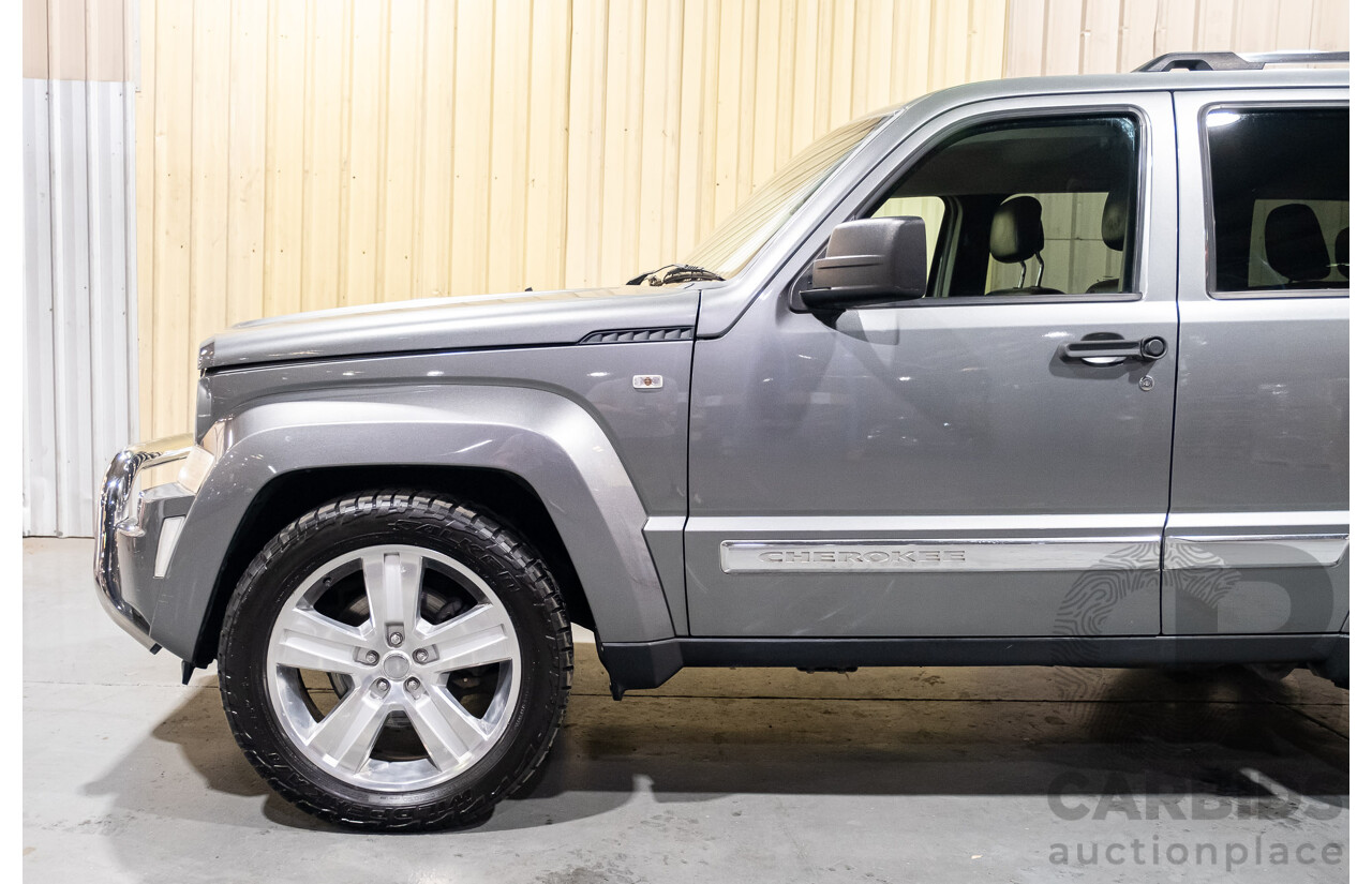 10/2012 Jeep Cherokee Limited JET KK MY12 4d Wagon Metallic Grey V6 3.7L