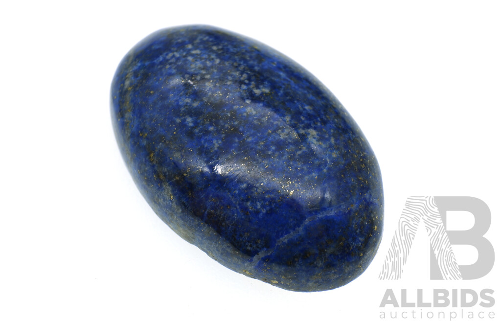 Lapis Lazuli (3) Oval Cabochon Gemstones, 30.35ct, 45.31ct, 46.40ct Each