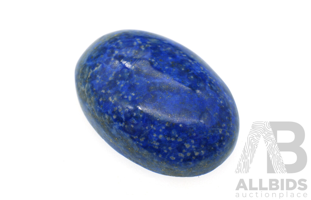 Lapis Lazuli (3) Oval Cabochon Gemstones, 30.35ct, 45.31ct, 46.40ct Each