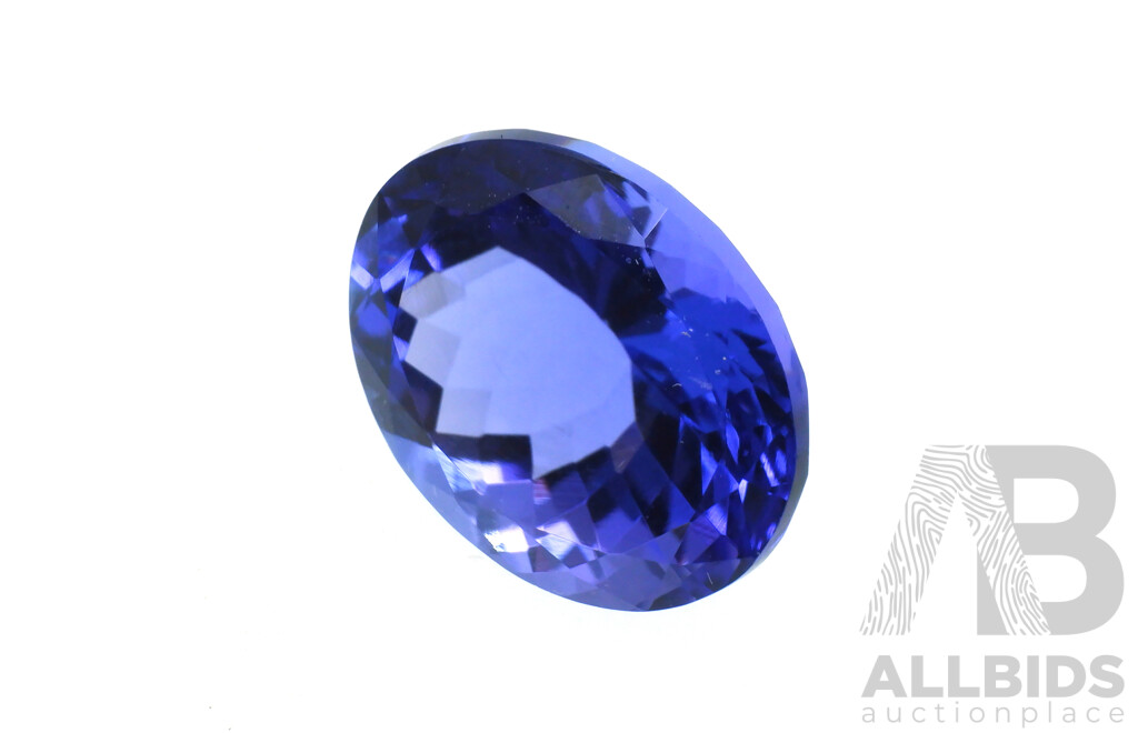 Tanzanite 4.52ct Oval Cut Unset Gemstone