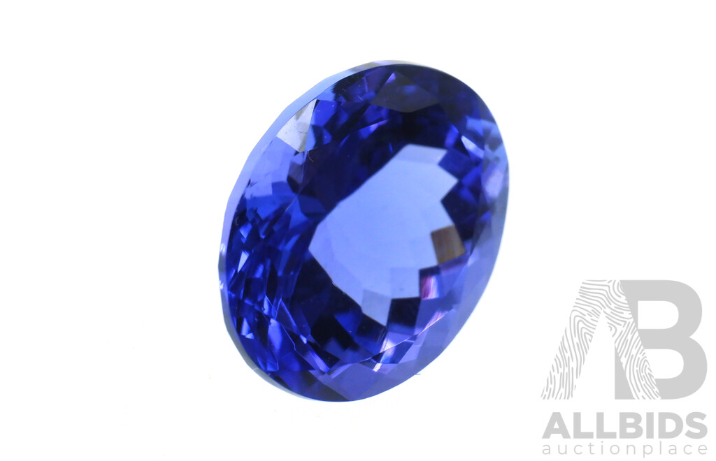 Tanzanite 4.52ct Oval Cut Unset Gemstone