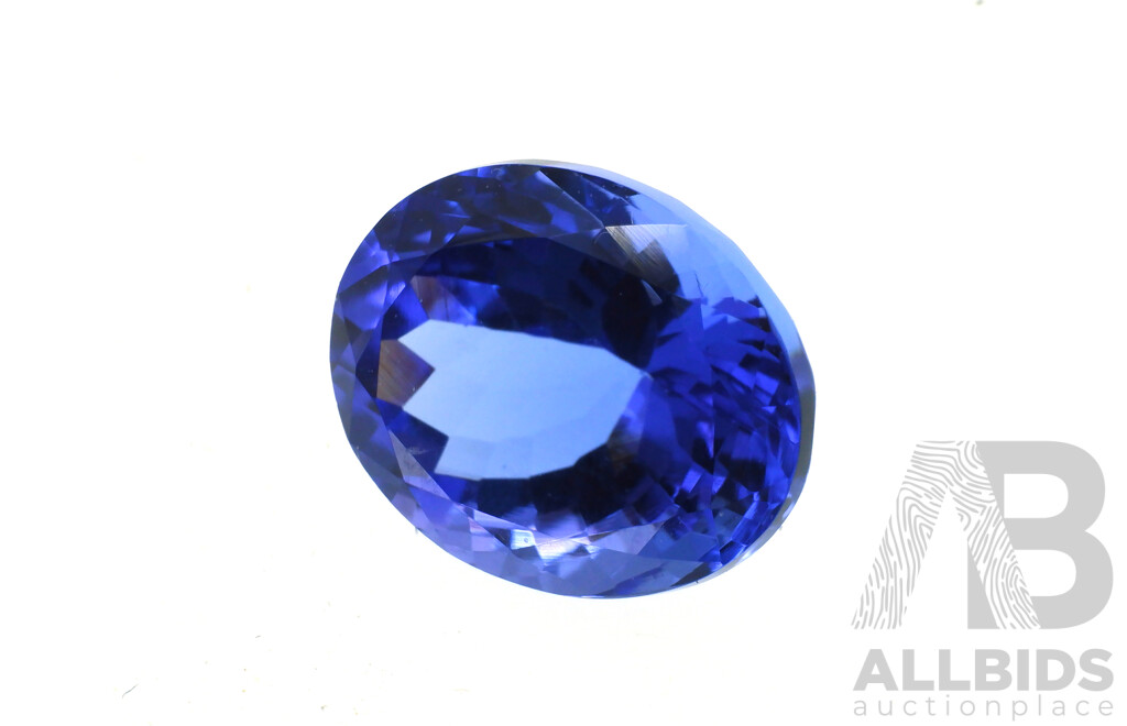 Tanzanite 4.52ct Oval Cut Unset Gemstone