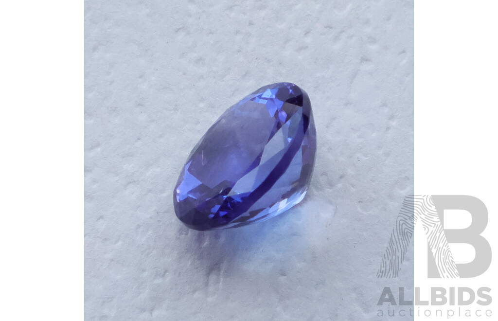 Tanzanite 4.52ct Oval Cut Unset Gemstone