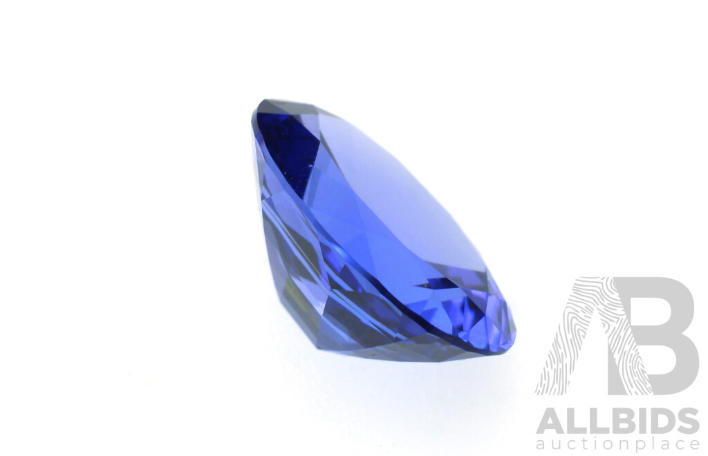 Tanzanite 6.72ct, Oval Cut Unset Gemstone