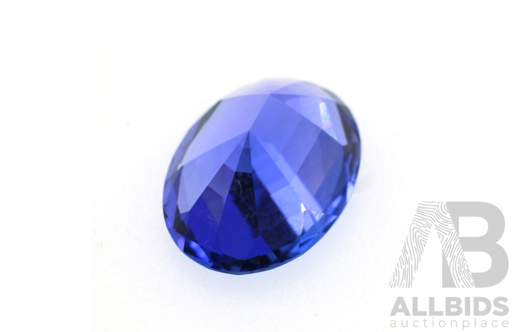 Tanzanite 6.72ct, Oval Cut Unset Gemstone