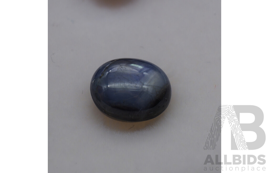 Star Sapphires (6) Natural Untreated Gemstones, 24.11ct Total