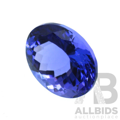 Tanzanite 4.52ct Oval Cut Unset Gemstone