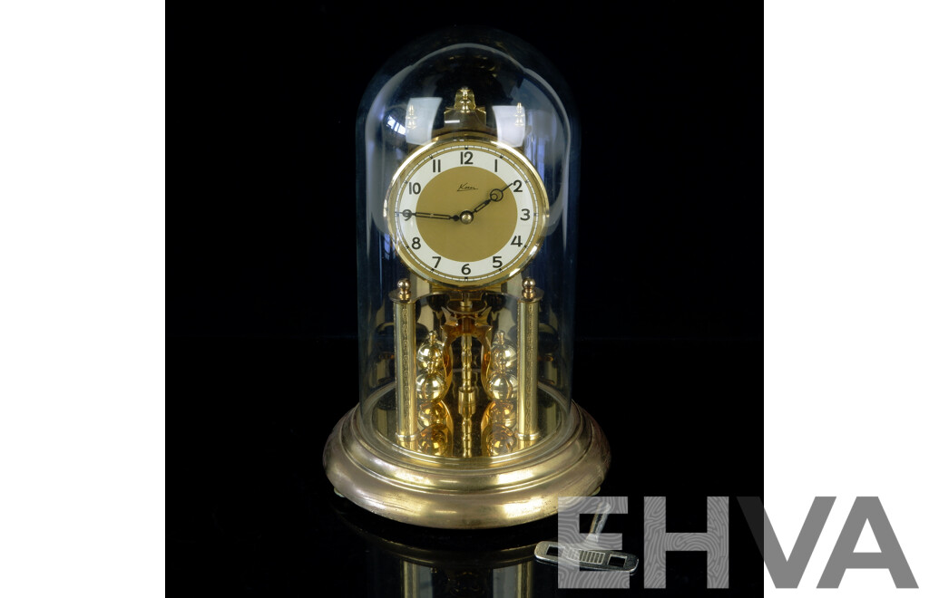 Vintage Kern & Sohne Dome Clock, Made in Germany