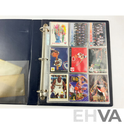 Collection of 1990's Upper Deck, Sky Hook, Topps and Fleer NBA Cards Including East/West All-stars, Tim Hardaway, Dominique Wilkins Larry Johnson, David Robertson, Scottie Pippen, Steve Kerr and More