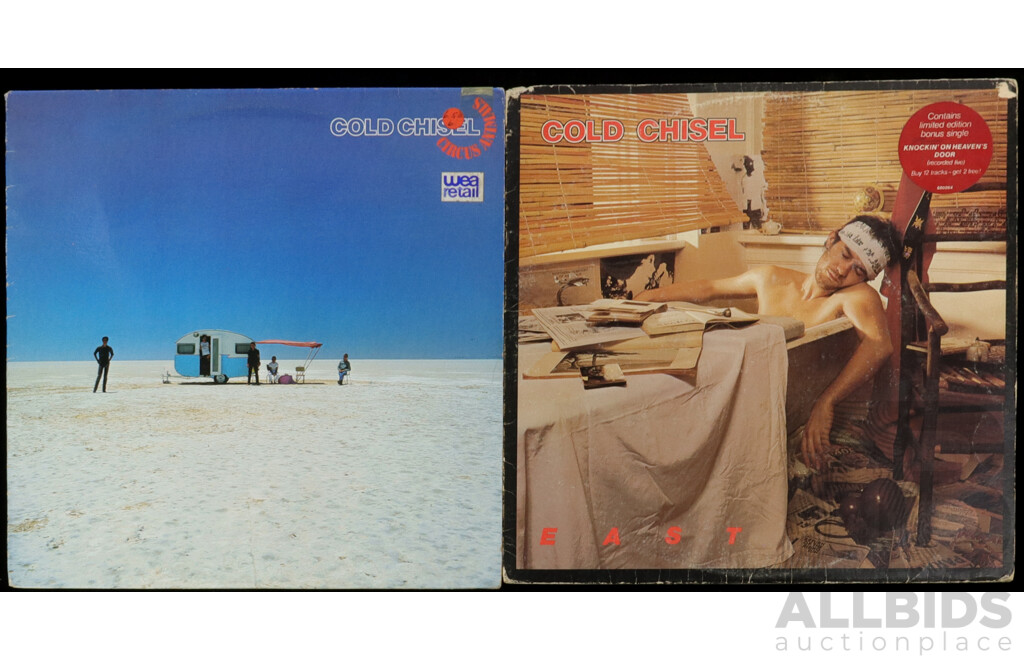 Cold Chisel, East, MX195332 Along with Cold Chisel Circus Animals, MX199799, Both Vinyl LP Records