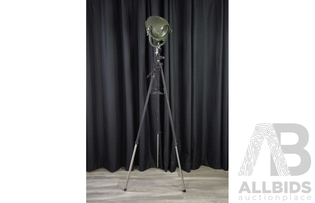 Mounted Theatre Light on Tripod Base by Strand