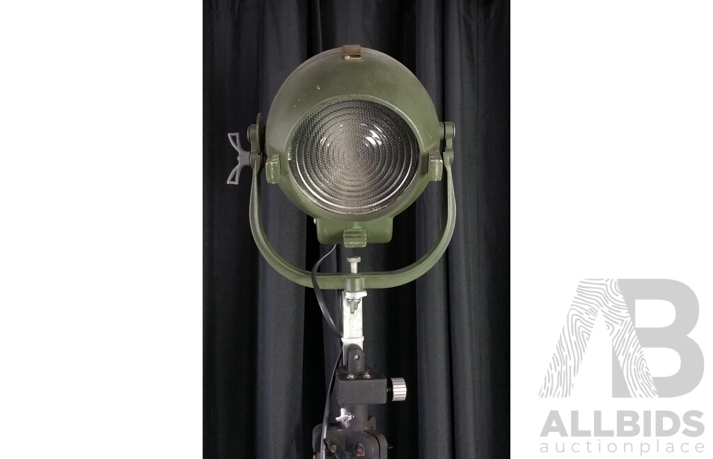 Mounted Theatre Light on Tripod Base by Strand