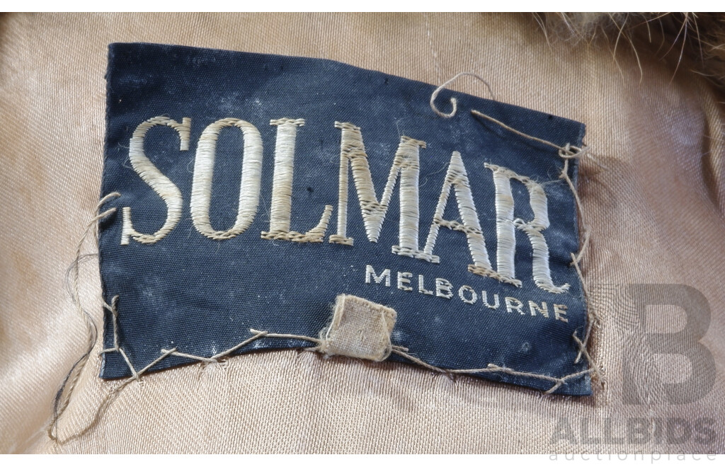 Australian Fox Fur Bolero Jacket by Solmar