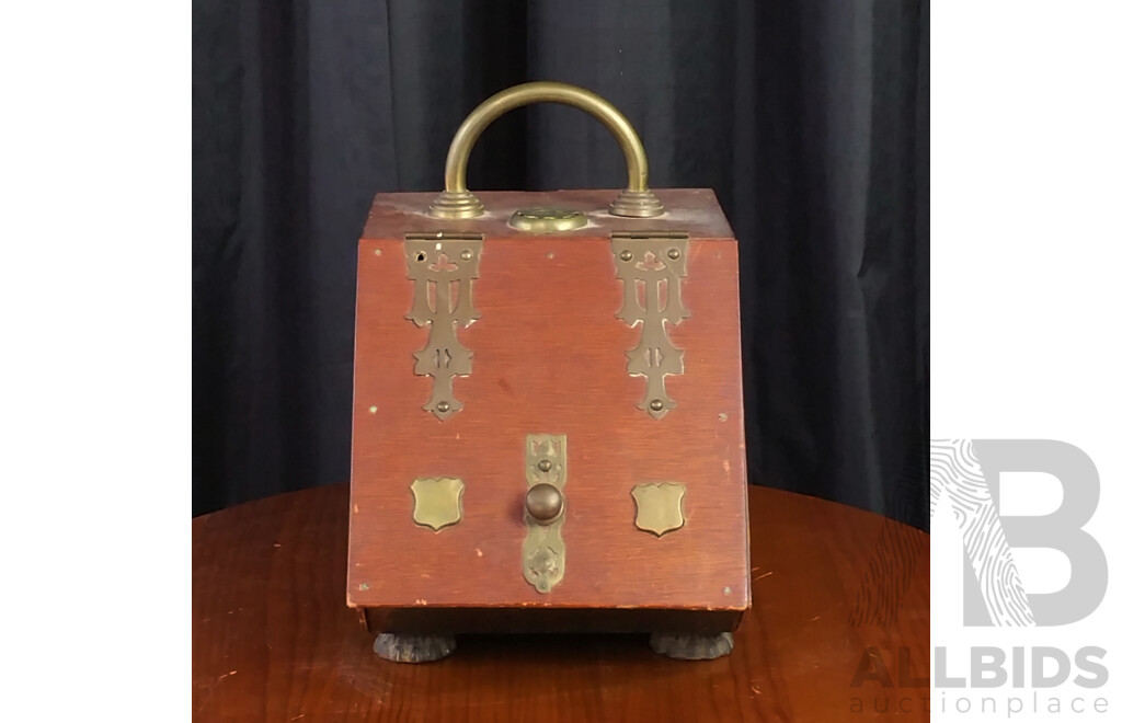 Victorian Mahogany Coal Box