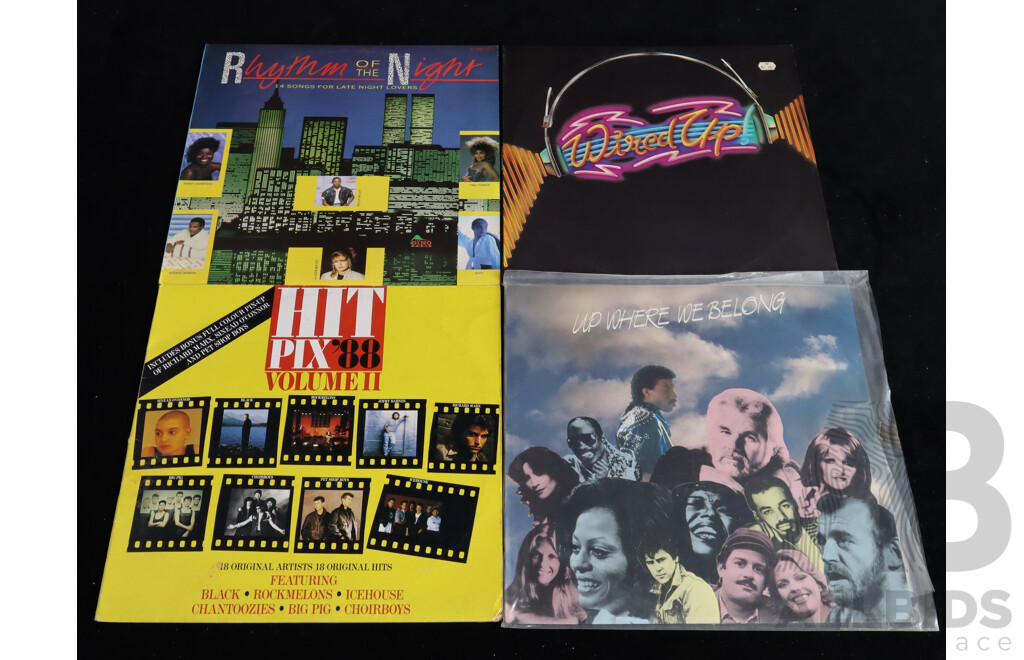 Collection Ten Vintage 1980s Greatest Hits and Compilation Vinyl LP Titles