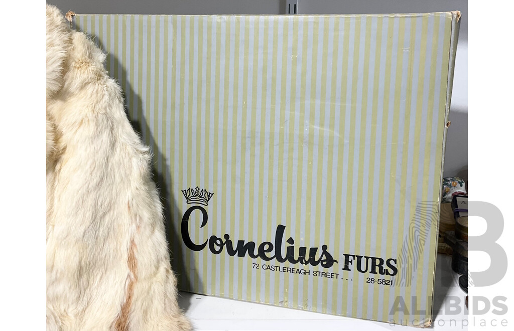 Vintage Cornelius Rabbit Fur Jacket with Box