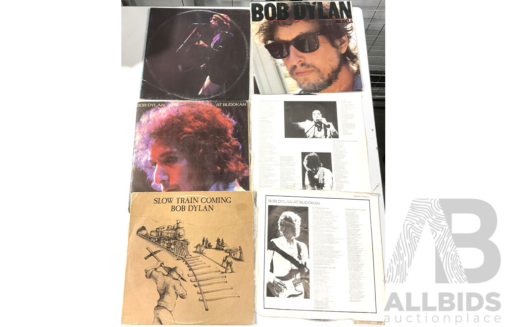Collection Six Bob Dylan Vinyl LP Records
