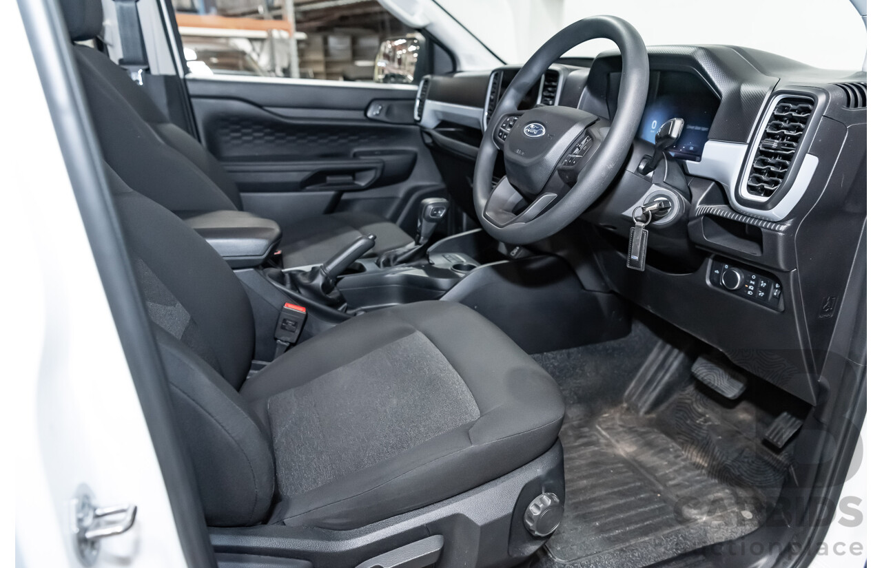 08/2022 Ford Ranger XL Hi-Rider PY MY22 4d Dual Cab White Turbo Diesel 2.0L