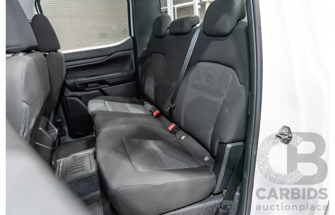 08/2022 Ford Ranger XL Hi-Rider PY MY22 4d Dual Cab White Turbo Diesel 2.0L