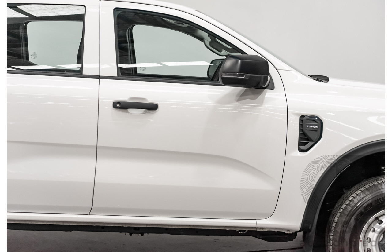 08/2022 Ford Ranger XL Hi-Rider PY MY22 4d Dual Cab White Turbo Diesel 2.0L