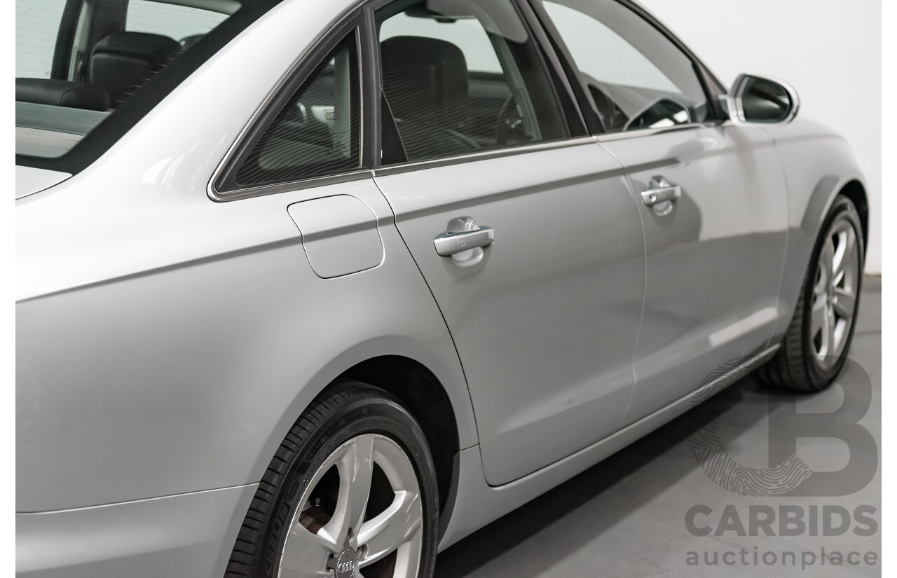 9/2012 Audi A6 2.0 TFSI 4GL 4d Sedan Silver Turbo 2.0L