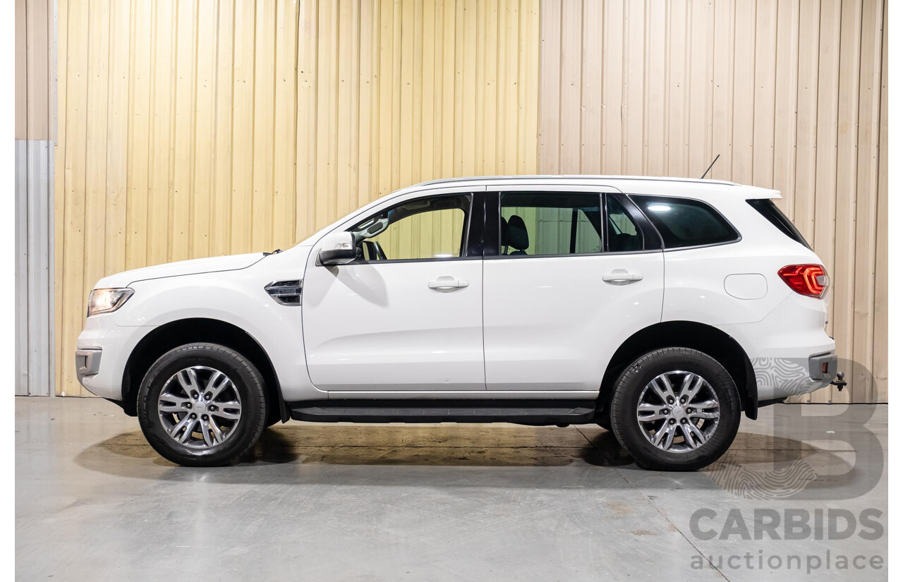7/2017 Ford Everest Trend UA (4x4) 4d Wagon White Turbo Diesel 3.2L - 7 Seater