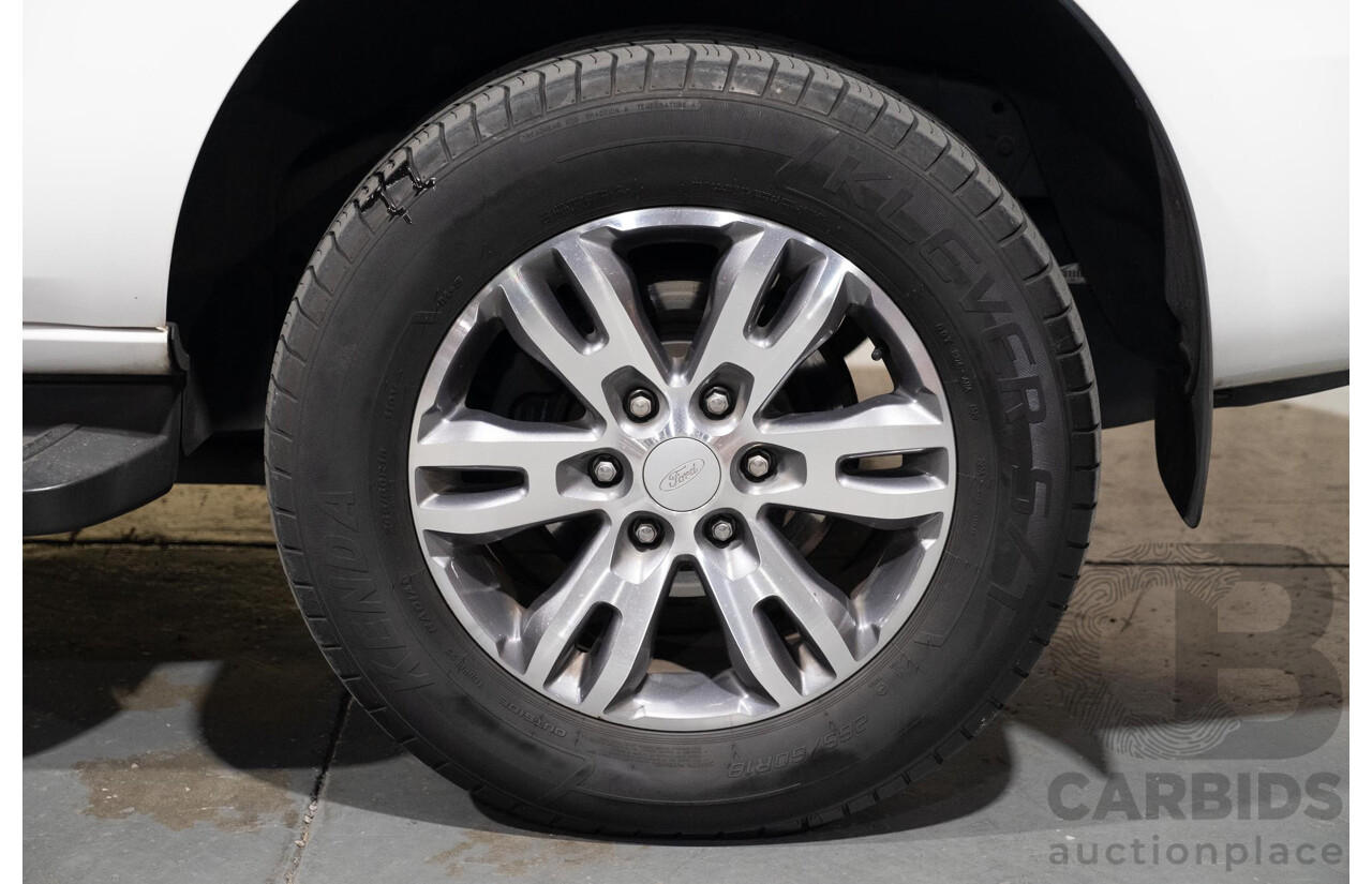 7/2017 Ford Everest Trend UA (4x4) 4d Wagon White Turbo Diesel 3.2L - 7 Seater