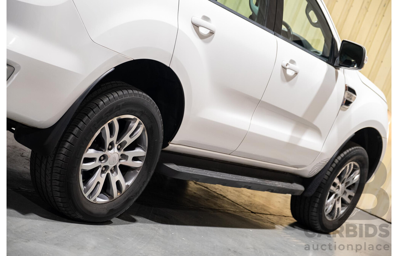7/2017 Ford Everest Trend UA (4x4) 4d Wagon White Turbo Diesel 3.2L - 7 Seater