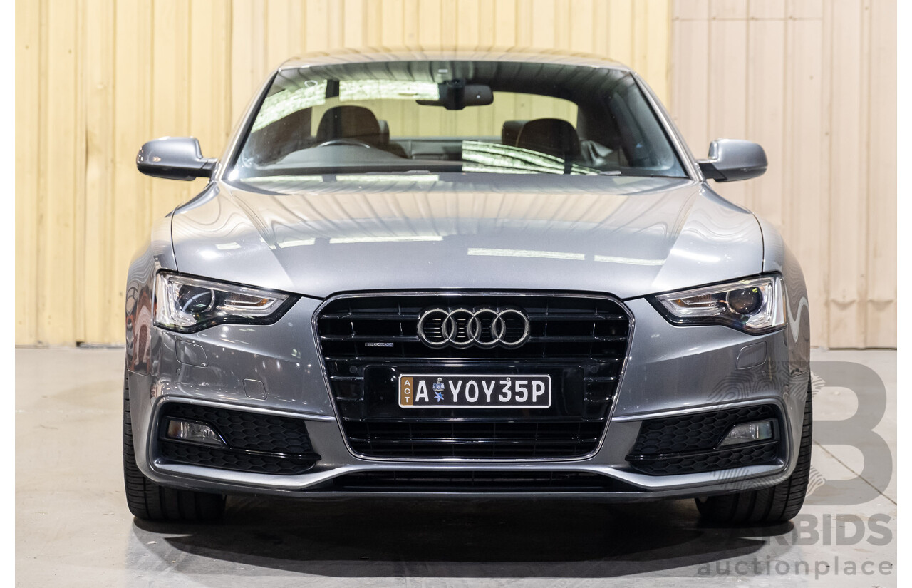 6/2013 Audi A5 2.0 TFSI S-Line Package Quattro (AWD) 8T MY13 2d Coupe Metallic Grey Turbo 2.0L