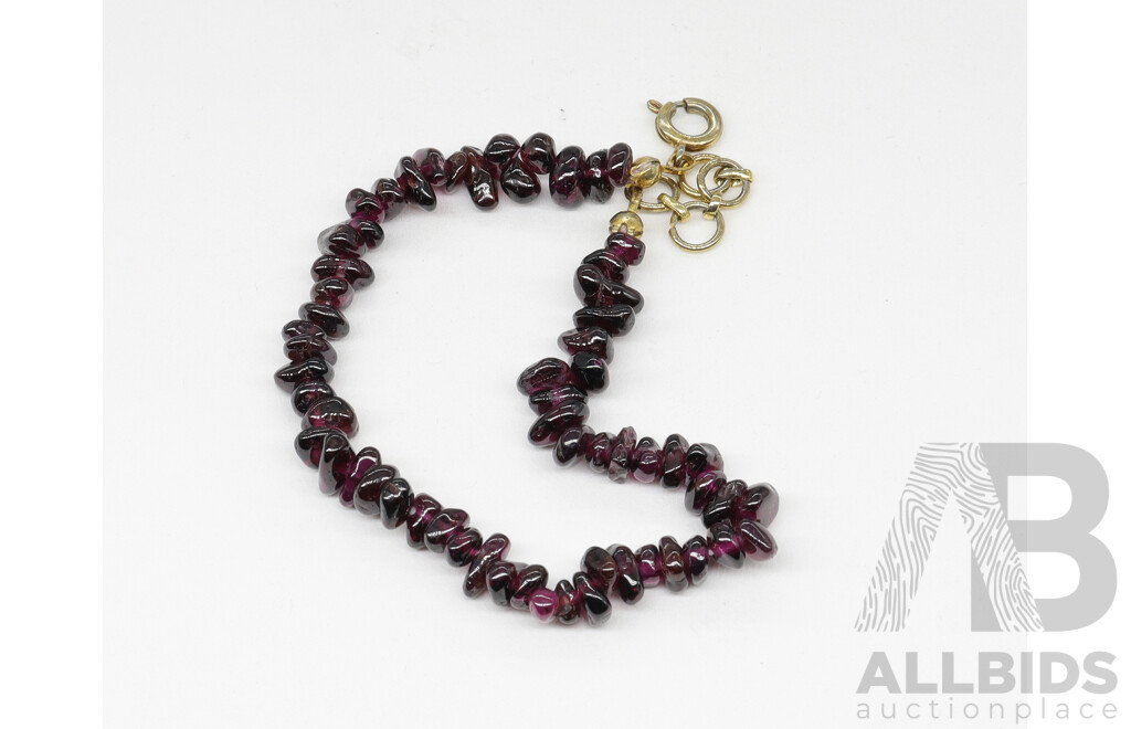 Vintage Grape Garnet Bracelet