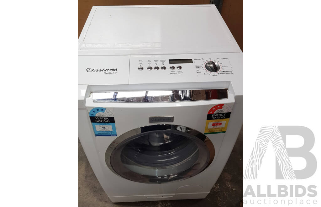 Kleenmaid Large Capacity Frontloading Electric Maxi-Washer