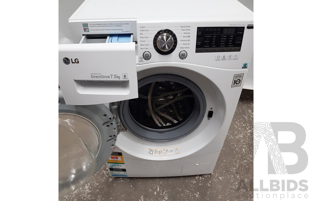 LG 7.5kg Direct Drive Front Loader Washer