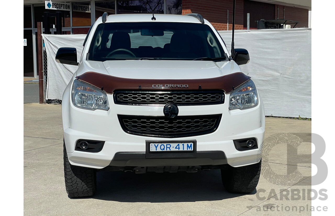 3/2014 Holden Colorado 7 LT (4x4) RG MY14 4d Wagon White 2.8L