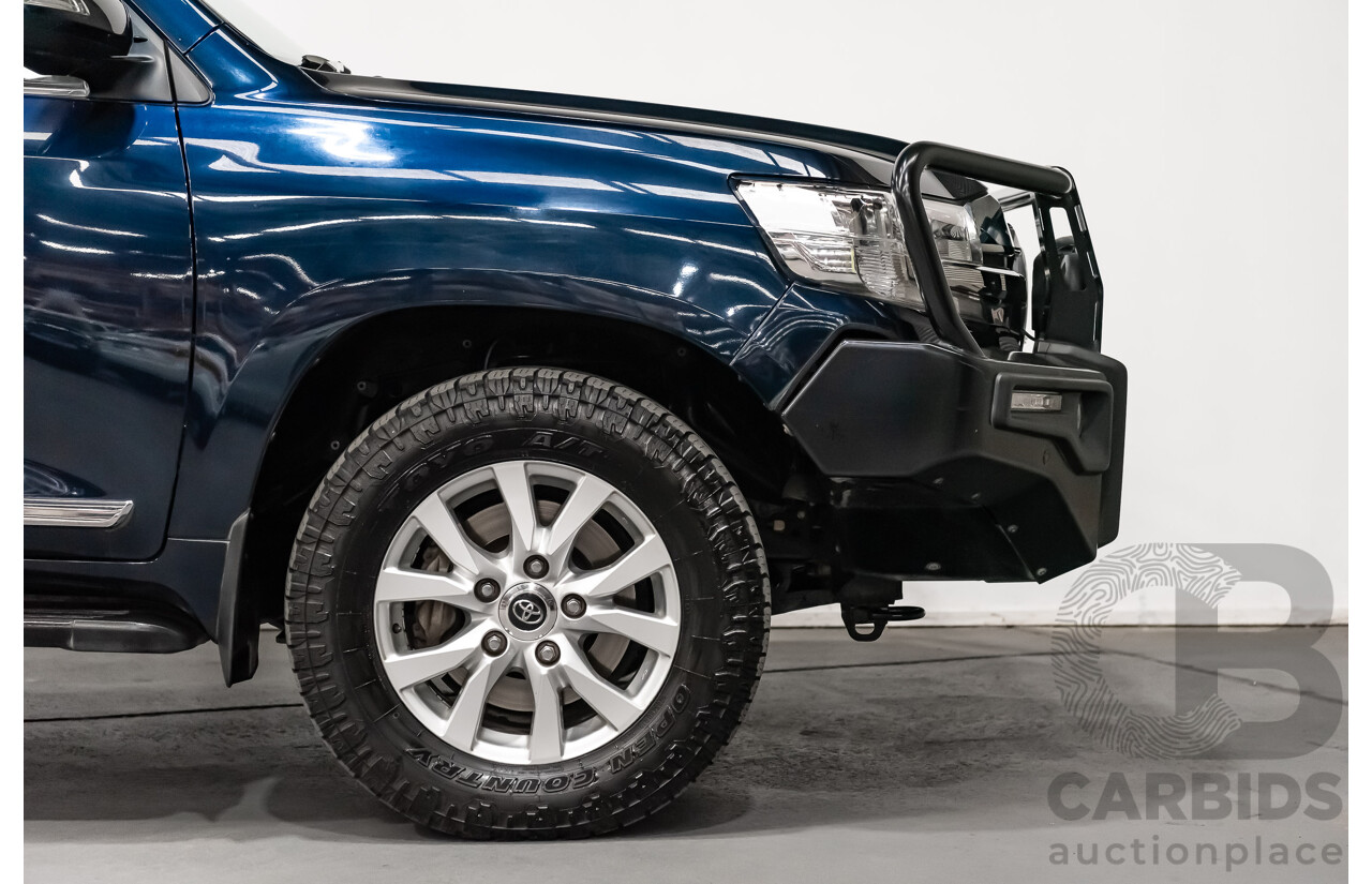 6/2019 Toyota Landcruiser Sahara (4x4) VDJ200R MY19 4d Wagon Metallic Blue Turbo Diesel V8 4.5L