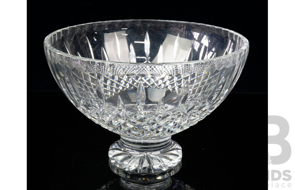Waterford Crystal Punch Bowl in Classic Lismore Pattern