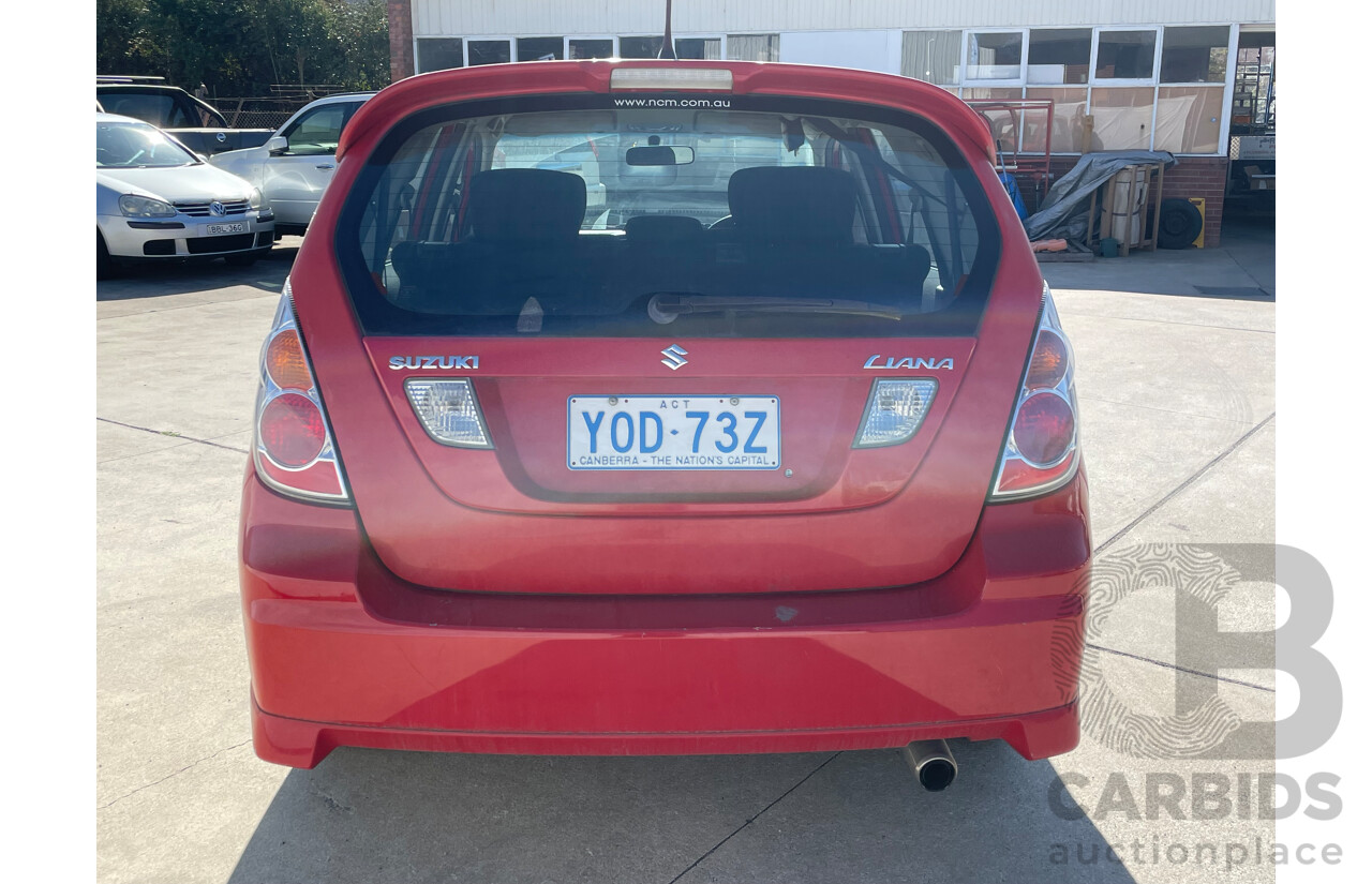 9/2006 Suzuki Liana   4d Sedan Red 1.8L