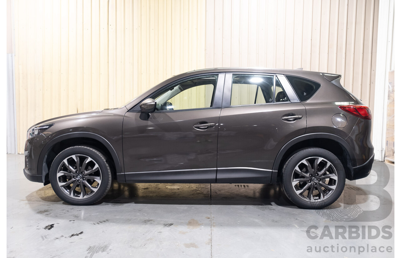 11/2015 Mazda CX-5 Akera (4x4) MY15 4d Wagon Metallic Bronze Turbo Diesel 2.2L