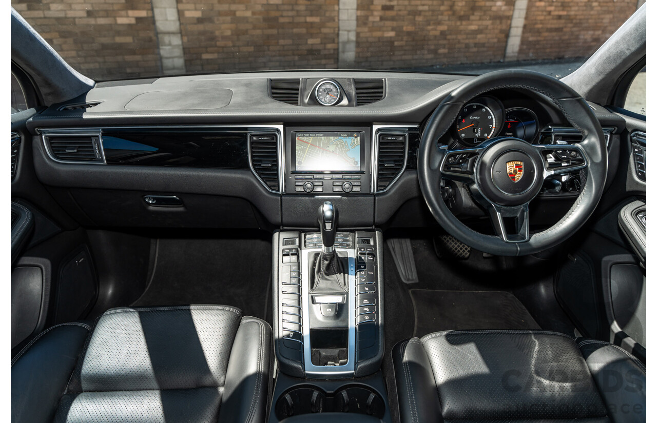 6/2015 Porsche Macan Turbo (AWD) 4d Wagon Agate Grey Metallic Turbo V6 3.6L