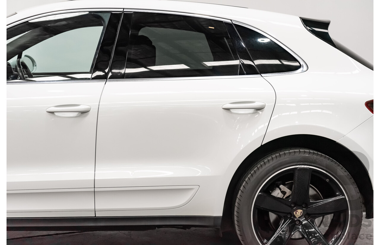 9/2015 Porsche Macan S Diesel (AWD) MY15 4d Wagon White Turbo Diesel V6 3.0L