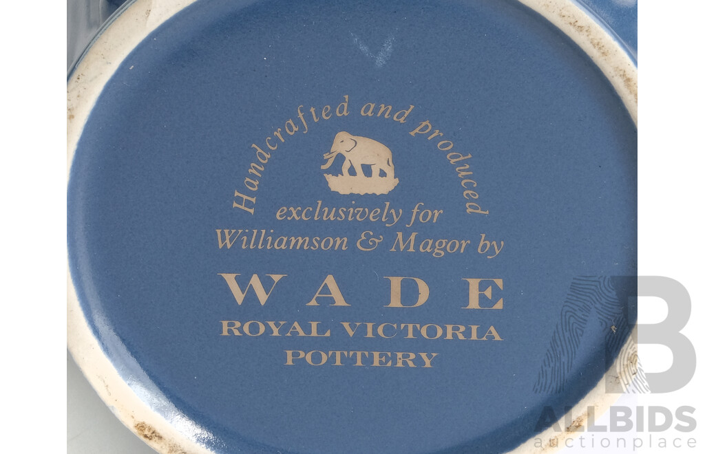 Pair Williamson & Magor Elephant Form Tea Caddies by Wade