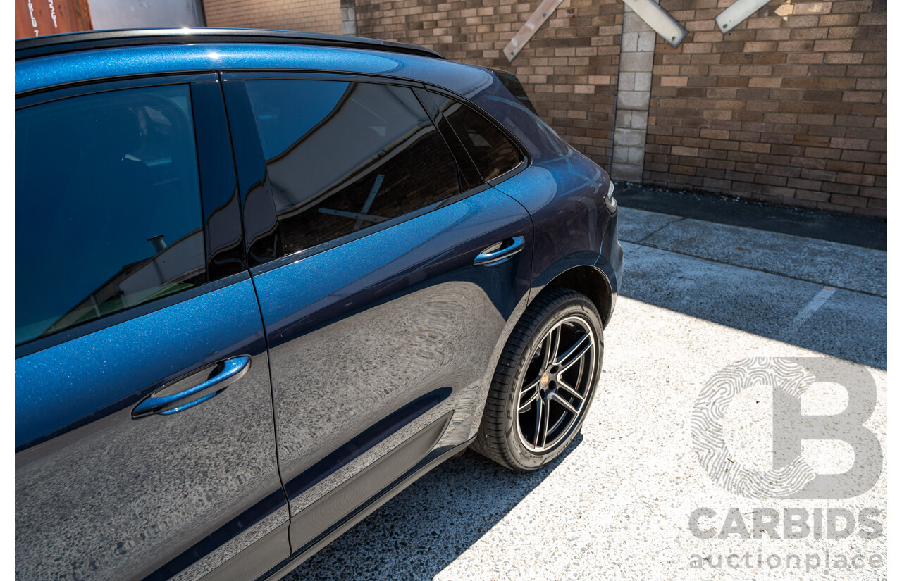 05/2019 Porsche Macan S (AWD) 95B MY19 4d Wagon Night Blue Metallic Turbo V6 3.0L