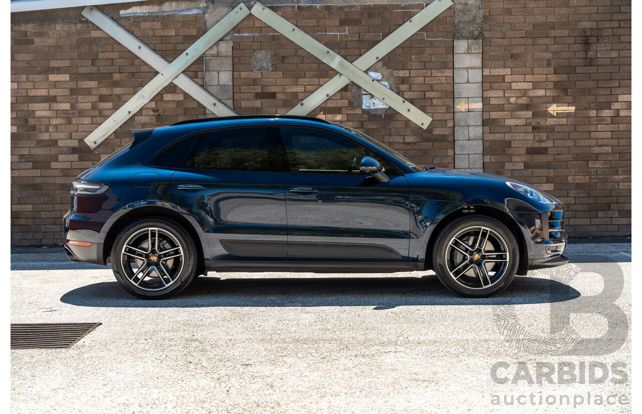 05/2019 Porsche Macan S (AWD) 95B MY19 4d Wagon Night Blue Metallic Turbo V6 3.0L