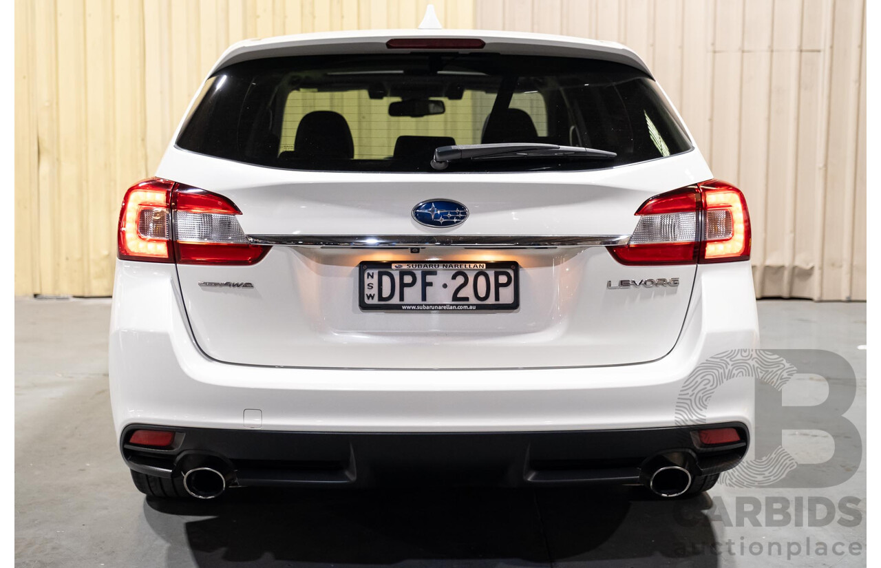 6/2017 Subaru Levorg GT-S (AWD) VM MY17 5d Wagon White Turbo 2.0L